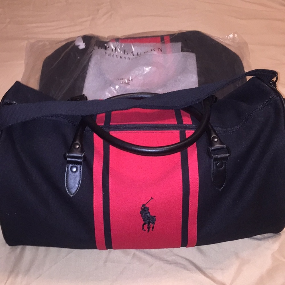 1): RALPH LAUREN POLO RED AIRPLANE CARRY ON BAG 🛫